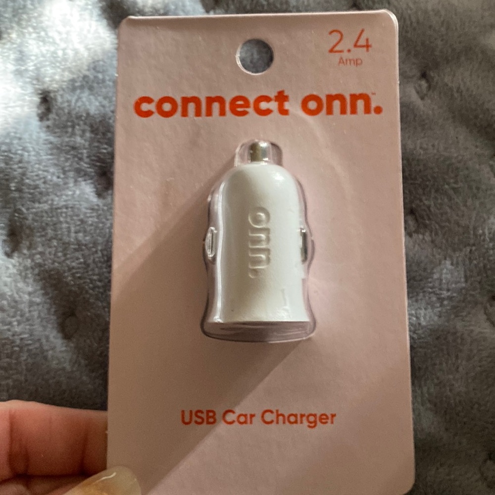 Connect ONN. USB Car Charger